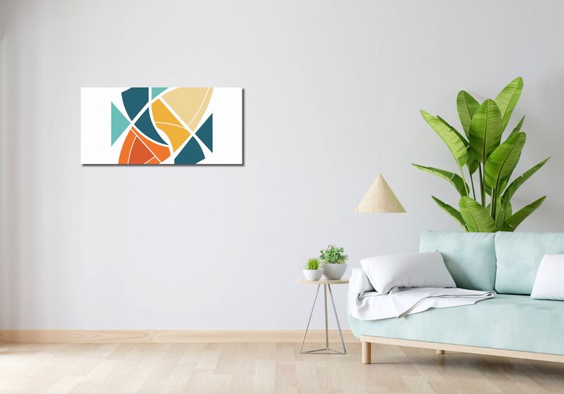 Obraz 90x40cm Geometria Wiatru zdjęcie 2