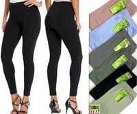 LEGGINSY SPORTOWE bambusowe BAMBUS DAMSKIE KOLORY M/L