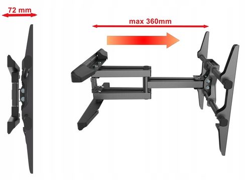 Extra Mocny Uchwyt do Telewizora 43-90 cali 70kg Wieszak TV na Arena.pl