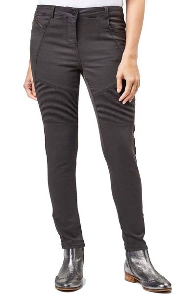 Next Czarne Jeansy, Zamki na Nogawkach, Regular - 36 / S zdjęcie 2