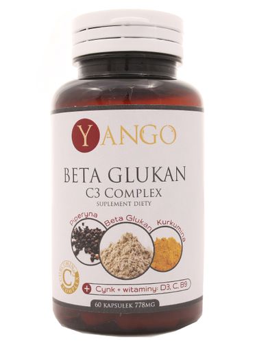 Beta glukan C3 complex 778mg - Yango - 60kaps na Arena.pl