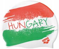 Czepek do pływania na basen silikonowy unisex Arena Print 2 Hungary