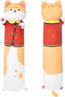 Poduszka Pluszowa w Kształcie Kota 50cm Pomarańczowa Idealny Prezent