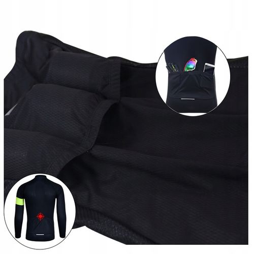 Bluza Kolarska Męska Z Ociepleniem Termoaktywna Wygodna Stylowa X-Tiger M na Arena.pl