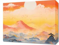 Obraz 50x40cm Świt nad Krainą Ciszych Gór