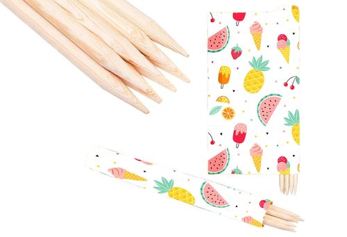 PARAWAN PLAŻOWY Owoce i lody z indywidualnym napisem 4 PANELE 60.4 na Arena.pl