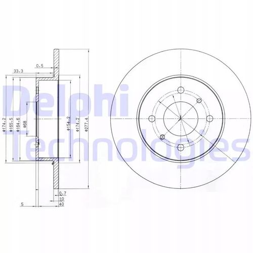 TARCZA HAM TYL 278X10 P na Arena.pl