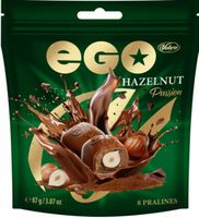 VOBRO BOMBONIERKA EGO 87G PRALINY HAZELNUT PASSION