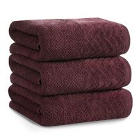 Ręcznik 70X140 cm bordowy bawełna bordiura