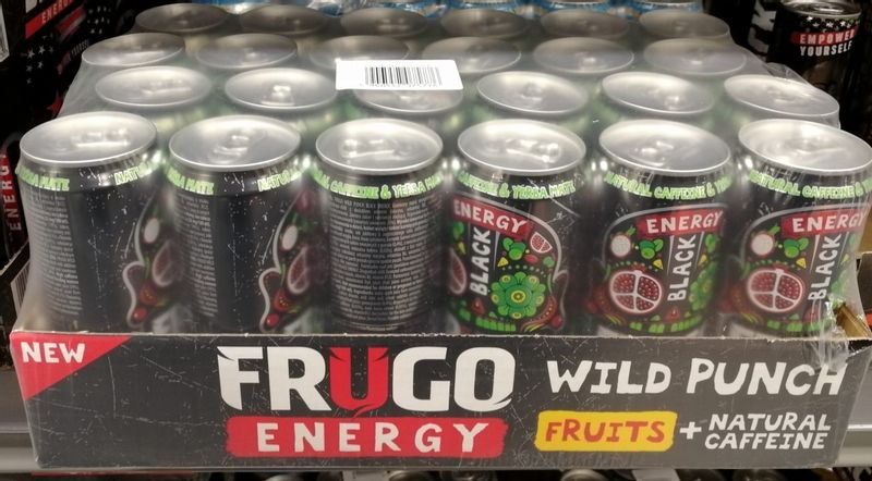 Frugo Energy Wild Punch Black 330ml - karton zdjęcie 1