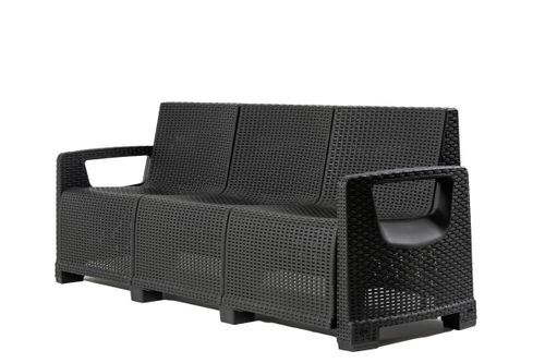 Zestaw Mebli Ogrodowych NAPOLI MIDI 8 Antracyt na Arena.pl