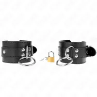 kink o-ring opaski na nadgarstki czarne regulowane 20-28 cm x 5,5 cm