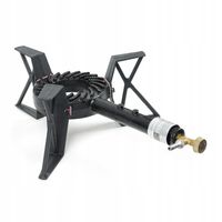 TABORET GAZOWY KUCHENKA POLOWA PALNIK ŻELIWNY 7,5kW 100% ŻELIWA 3 NOGI