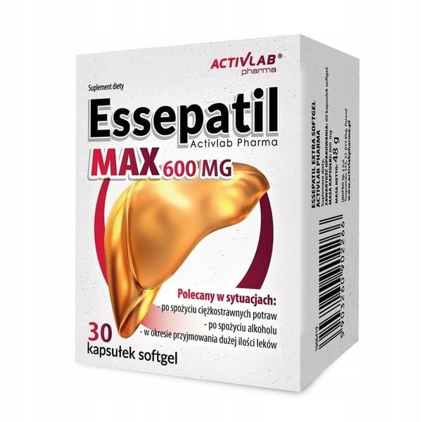 Essepatil EXTRA MAX 600 mg SOFT-GEL TRAWIENIE zdjęcie 1