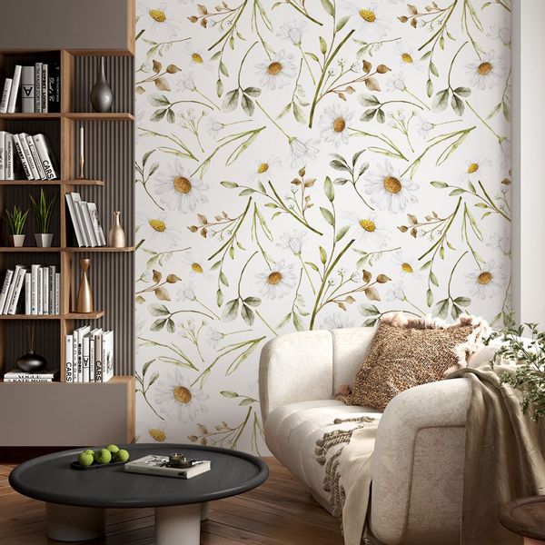 Tapeta Rumianek W87 270 cm płótno zdjęcie 2