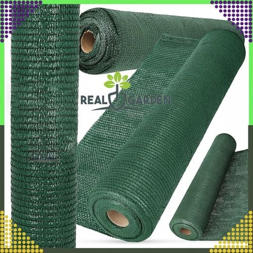 Siatka Cieniująca 1,5x50m Maskująca 95% Osłona Mata Na ogrodzenie Płot na Arena.pl