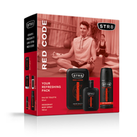 STR8 Red Code Zestaw prezentowy EDT 50ml Deo 150ml
