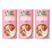 PŁATKI MUSLI OWOCOWE NATURALNE ONEDAYMORE 3x 400G