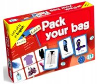 Gra językowa Angielski Pack your bag. Opr. karton