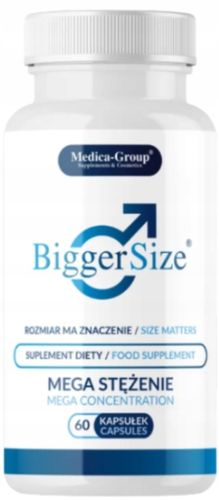 BIGGER SIZE kapsułki na powiększenie penisa 60 kapsułek na Arena.pl
