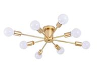 Lampa sufitowa metalowa loft cylinder wisząca AT43-8SZ-Gold