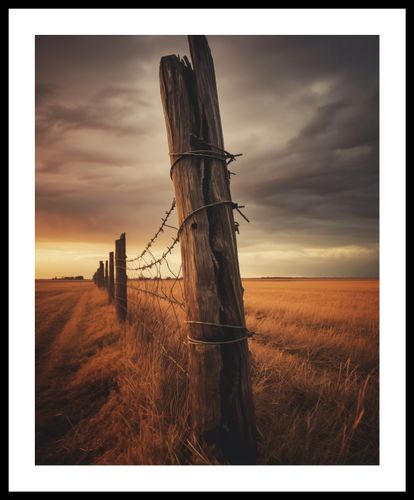 Plakat 40x50cm Zachód na Pograniczu na Arena.pl
