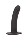 dildo analne silikonowe boundless prążkowane czarne 15 cm