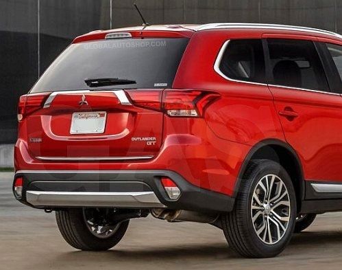 Mitsubishi OUTLANDER IV 4 - LISTWA CHROM na KLAPE na Arena.pl