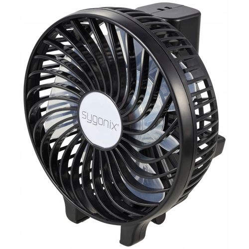 Wentylator ręczny podróżny AKUMULATOROWY regulacja SKŁADANY Sygonix na Arena.pl