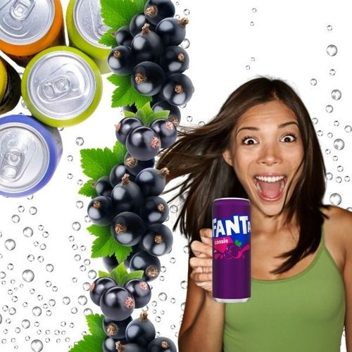 Fanta cassis napój gazowany o smaku porzeczkowym w puszce 330ml na Arena.pl