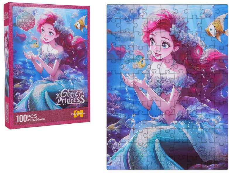 Zestaw Puzzli 100El. Syrenka zdjęcie 3