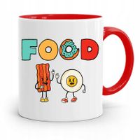 Kubek Czerwony Prezent Dla Kucharza Kucharki Food Z Nadrukiem Ze Zdjęciem