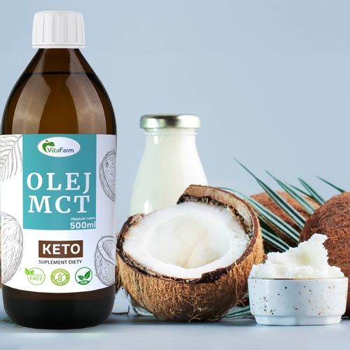 Olej MCT z KOKOSA 500ml dieta KETO na Arena.pl