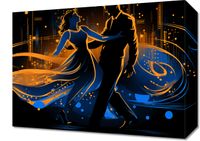 Obraz 40x30cm Taniec w Świetle Nocnej Aury