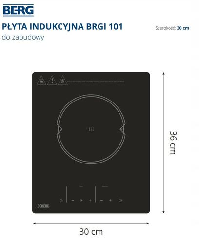 Płyta indukcyjna BERG BRGI101 na Arena.pl