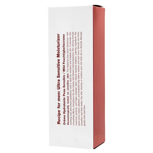 Recipe for men Ultra Sensitive Moisturizer Krem do twarzy na Arena.pl