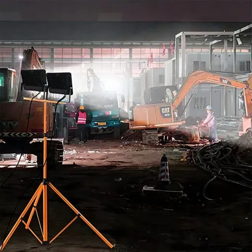 HALOGEN LED 2x 50W STATYW roboczy do naświetlacz zdjęcie 9