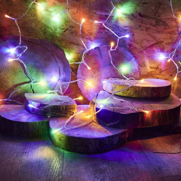 Lampki LED łańcuch 10m 100LED z pilotem zdjęcie 6