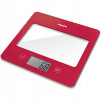 2 x Waga kuchenna Sencor SKS 5034RD czerwony 5 kg