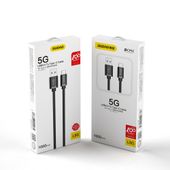 kabel przewód usb - usb typ c super fast charge 1 m czarny