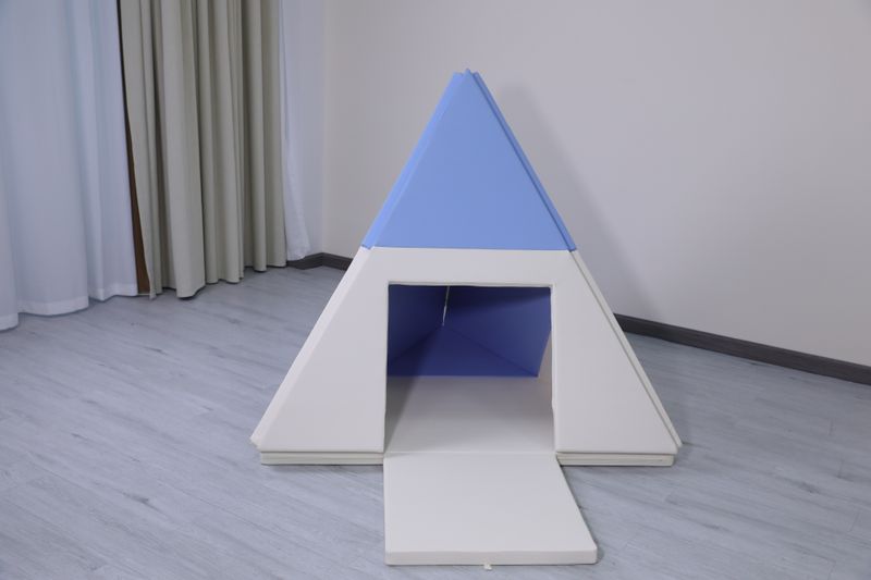 namiot tipi 3w1 - biało-błękitny zdjęcie 7