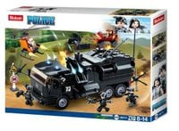 KLOCKI SLUBAN POLICJA Strzelający pojazd 759 el. kompatybilne z LEGO