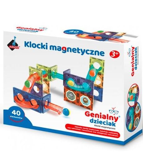 Klocki Magnetyczne 40 Elementów na Arena.pl