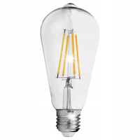 6x Żarówka E27 LED FILAMENT Edison OZDOBNA ŁZA 14W 1540lm NEUTRALNA