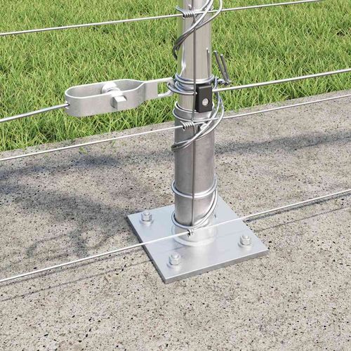 Ogrodzenie pastwiskowe Srebrny 50 x 1.2 m Stal galwanizowana na Arena.pl