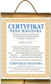 dyplom - certyfikat pan magister