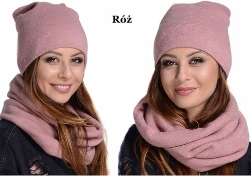 POLSKI - Komplet CZAPKA + KOMIN Tunel KOLORY K6 na Arena.pl