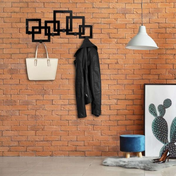 Wieszak ścienny KARDUS czarny zdjęcie 2