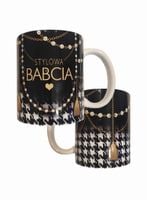 kubek 330ml Stylowa Babcia perły | K144