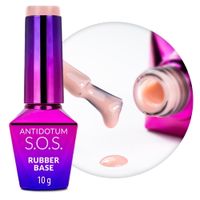 Baza kauczukowa S.O.S. Antidotum MollyNails Rosy Mist 10g